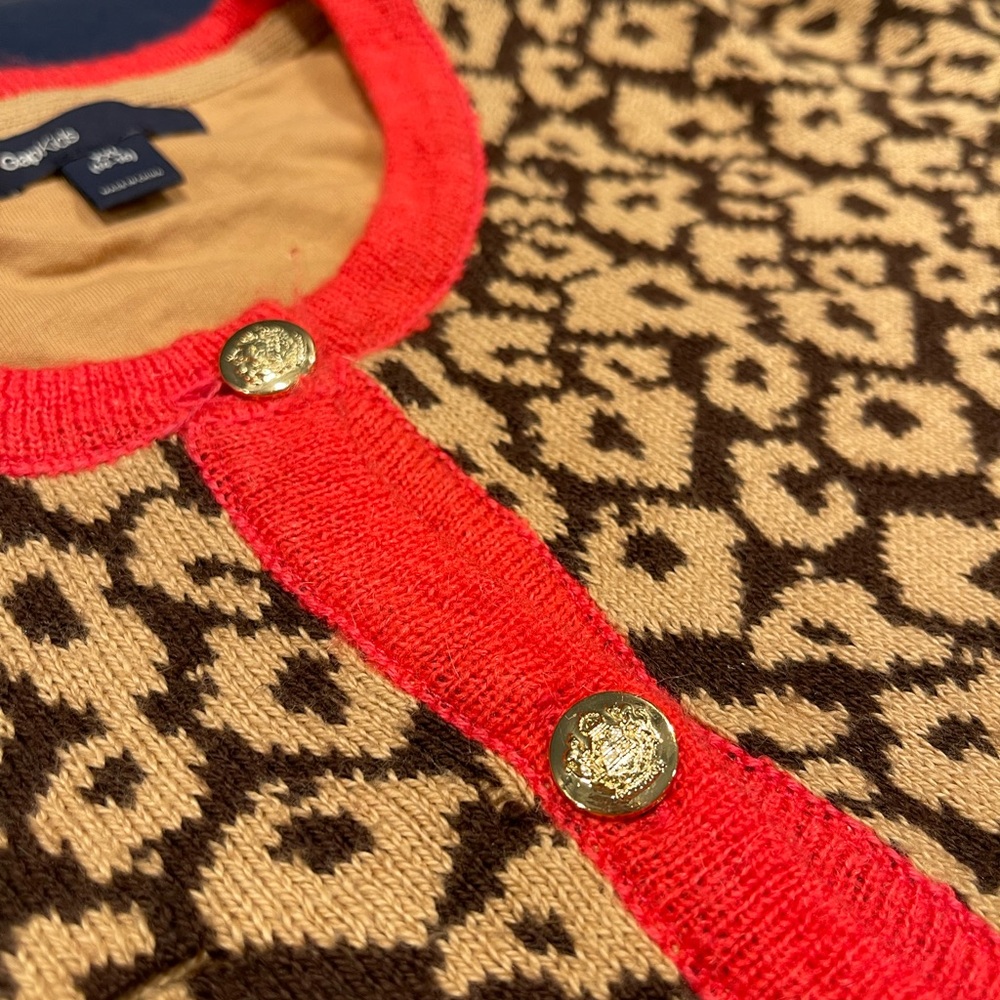 GAP Kids - Leopard Print Cardigan (Girls)